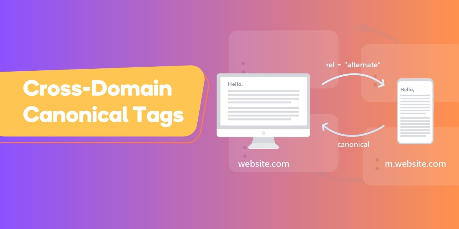 Cross-Domain Canonical Tags