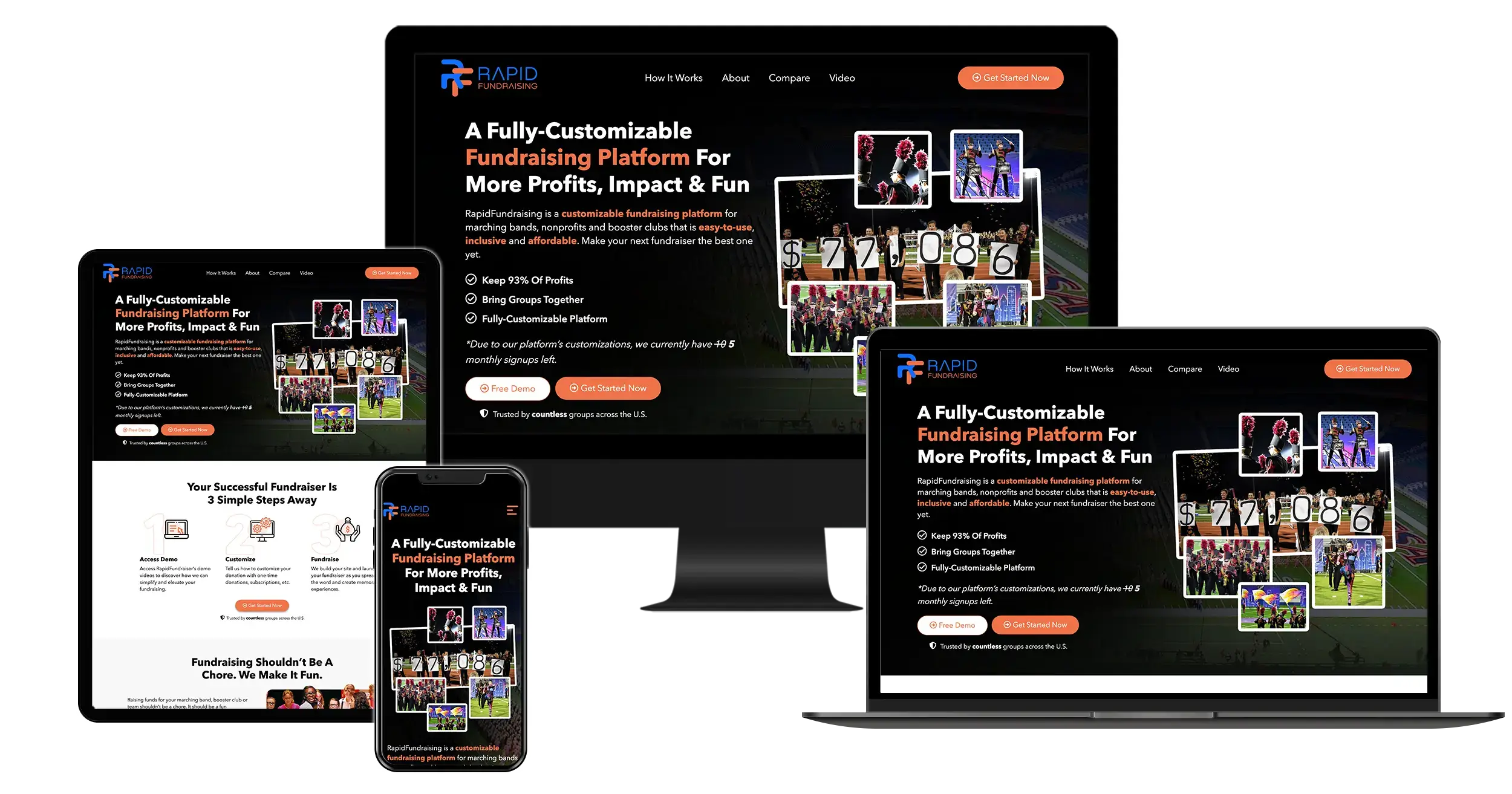 Fundraising-Website-for-Schools-with-Conversion-Focused-Elements