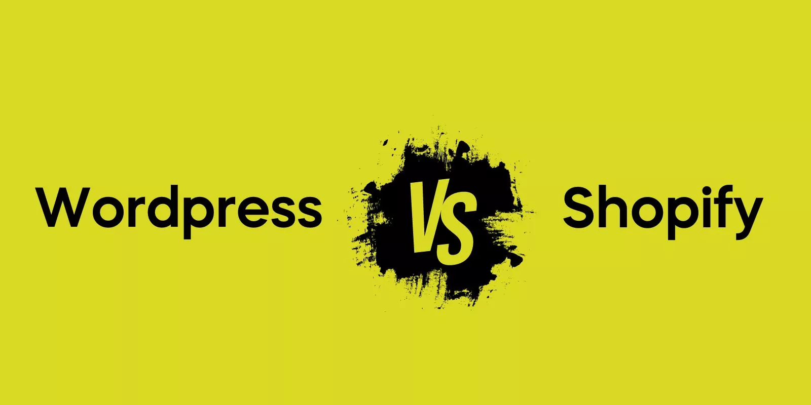 WordPress vs Shopify