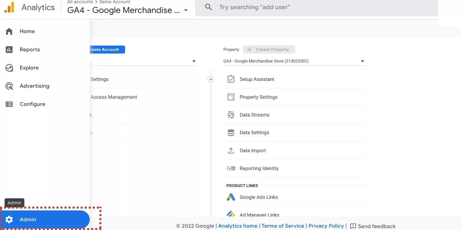 Creating a GA4 Data Stream