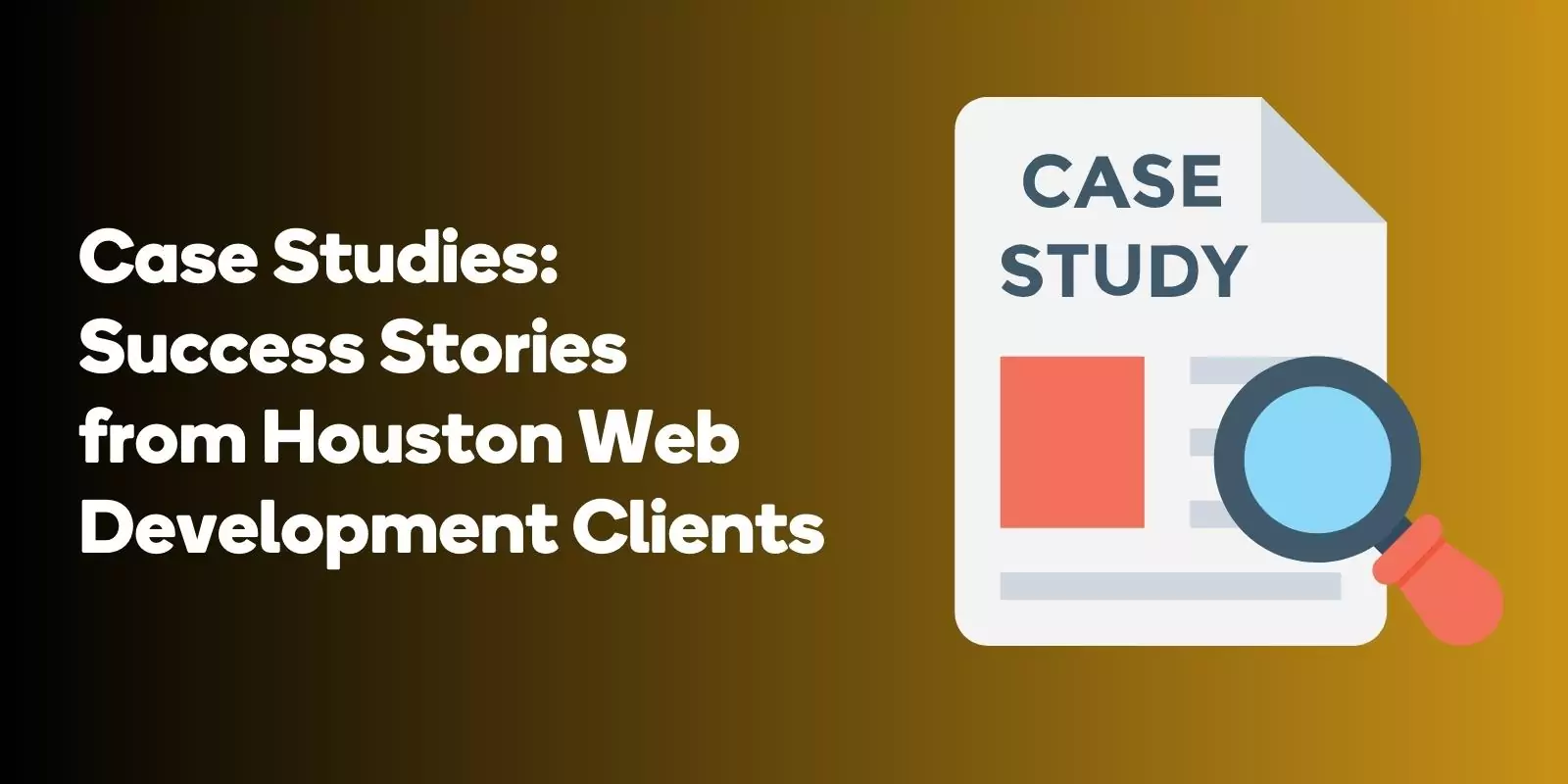 Case Studies Success Stories from Houston Web Development Clients